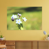 Vergeet me knoop blauw en groen print (Insitu (Woonkamer))