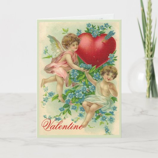 Vergeet me knot Valentijn Feestdagen Kaart (Voorkant)