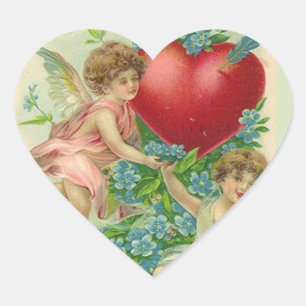 Vergeet me knot Valentijn Hart Sticker
