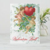 Vergeet me knot Valentijn Kaart (Staand voorkant)