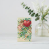 Vergeet me knot Valentijn Visitekaartje (Staand voorkant)