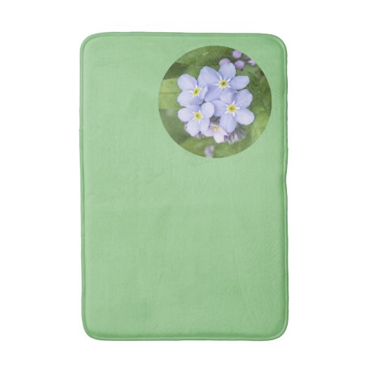 Vergeet me niet, badmat (Voorkant Verticaal)