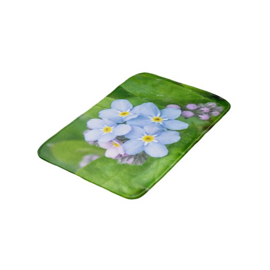 Vergeet me niet, badmat (Gekanteld)