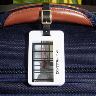 Vergeet me niet bagagelabel