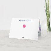 Vergeet me niet "Beggar Style"-Kaart Kaart (Achterkant)