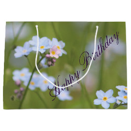 Vergeet-me-niet Birthday Bag Large Cadeautasje