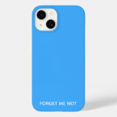 Vergeet-me-niet blauwe kleurennaam Case-Mate iPhone case (Achterkant)