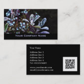 Vergeet me niet bloemen Aangepaste Visitekaartjes (Voorkant / Achterkant)