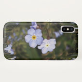 Vergeet me niet bloemen Case-Mate iPhone case (Achterkant (horizontaal))