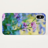 Vergeet-me-niet bloemen Case-Mate iPhone case (Achterkant (horizontaal))