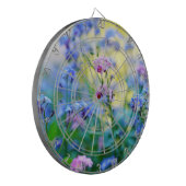 Vergeet-me-niet bloemen dartbord (Voorkant Links)