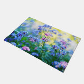 Vergeet-me-niet bloemen deurmat (Schuin)