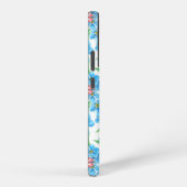 Vergeet me niet bloemen en ladybugs samsung galaxy hoesje (Rechterkant)