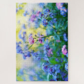 Vergeet-me-niet bloemen legpuzzel (Verticaal)