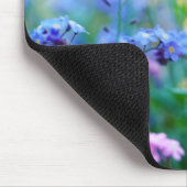 Vergeet-me-niet bloemen muismat (Hoek)