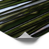 Vergeet me niet bloemen poster (Hoek)