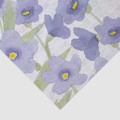 vergeet-me-niet-bloemen print tissuepapier (Detail)