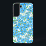 Vergeet me niet bloemen samsung galaxy hoesje<br><div class="desc">Waterverf naadloos patroonontwerp,  met vergeet me niet bloemen.</div>
