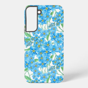 Vergeet me niet bloemen samsung galaxy hoesje