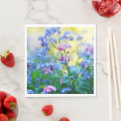Vergeet-me-niet bloemen servet (Insitu)