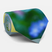 Vergeet-me-niet bloemen stropdas (Opgerold)