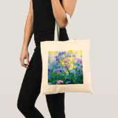Vergeet-me-niet bloemen tote bag (Voorkant (product))