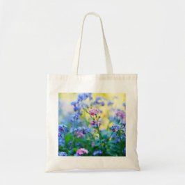 Vergeet-me-niet bloemen tote bag