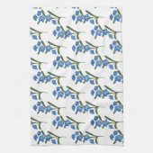 Vergeet me niet bloementheedoek theedoek (Verticaal)