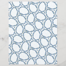 Vergeet me niet bloemenveld met paasei