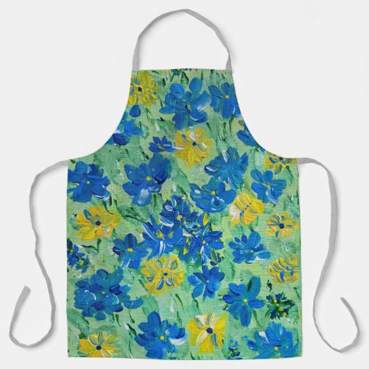 Vergeet-me-niet bloemig Schort (Voorkant)