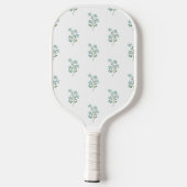 Vergeet me niet bloemig zoete preppy pickleball paddle (Achterkant)