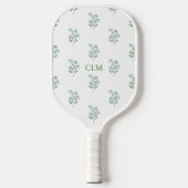 Vergeet me niet bloemig zoete preppy pickleball paddle (Voorkant)