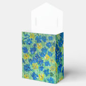 Vergeet-me-niet bloemige gunst doos bedankdoosjes (Geopend)