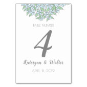 Vergeet-me-niet boeket Doodle stijl bruiloft Kaart (Achterkant)