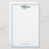 Vergeet-me-niet Bouquet Blue Flowers Cute Briefpapier (Voorkant / Achterkant)