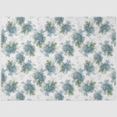 Vergeet me niet bouquet tissue papier (Voorkant)