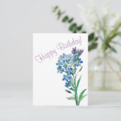 Vergeet me niet briefkaart (Staand voorkant)