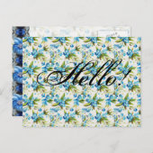 Vergeet-me-niet Briefkaart (Voorkant / Achterkant)