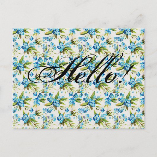 Vergeet-me-niet Briefkaart (Voorkant)