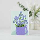 Vergeet me niet Briefkaart (Staand voorkant)