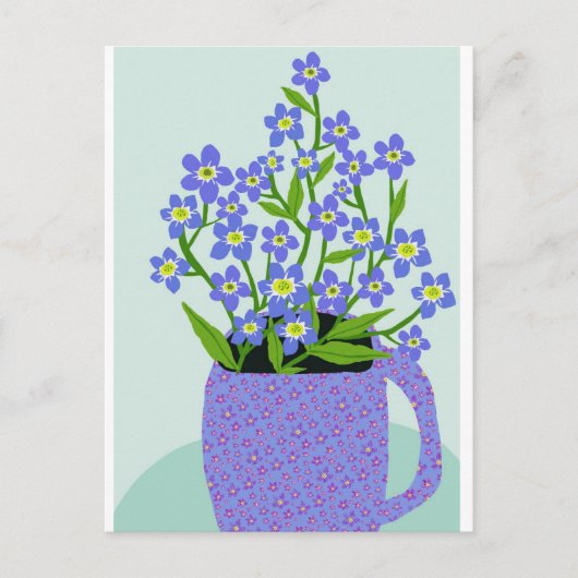 Vergeet me niet Briefkaart (Voorkant)