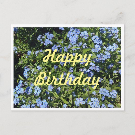 Vergeet-me-niet Briefkaart (Voorkant)