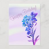 Vergeet me niet briefkaart (Voorkant)