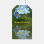 Vergeet me niet Cadeau Labels Cadeaulabel (Voorkant)