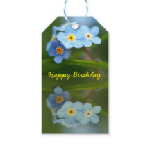 Vergeet me niet Cadeau Labels