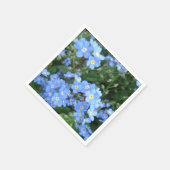 *Vergeet-me-niet* cocktailservetten Servet (Hoek)