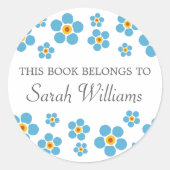 Vergeet me niet dat dit boek van sticker is. (Voorkant)