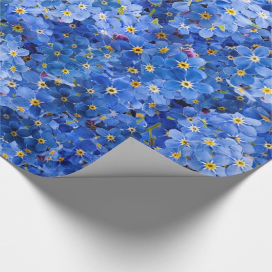 Vergeet me niet dat er geen bloem is cadeaupapier (Hoek)