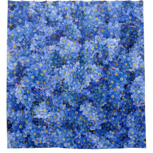 Vergeet me niet dat er geen bloem is douchegordijn (Voorkant)