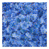 Vergeet me niet dat er geen bloem is foto afdruk (Voorkant)